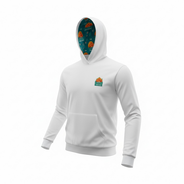 Dumpster Fire Performance Hoodie | Lightweight Golf Hoodie | Moisture-Wicking Stretch Fabric | Waste Management Collection | Unisex | True to Size