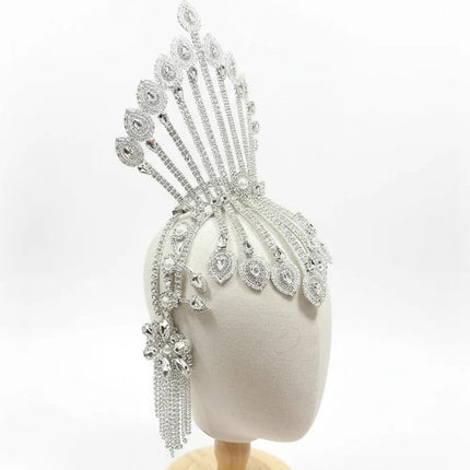 Rhinestone Showgirl Headpiece