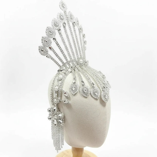 Rhinestone Showgirl Headpiece