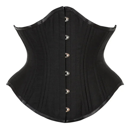 20 Steel Bone Cotton Underbust Corset Heavy Duty Waist Trainer Cincher