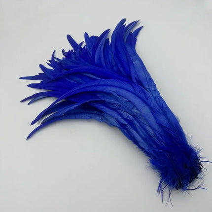 50PCS Two-Tone Rooster Tail Feathers (35-40CM)