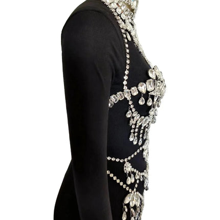 Rhinestone Crystal Full Body Chain