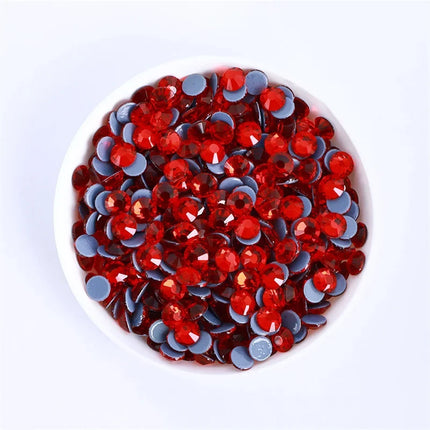 SS3-SS30 Red Series Non-Hotfix Glass Flat-Back  Rhinestones