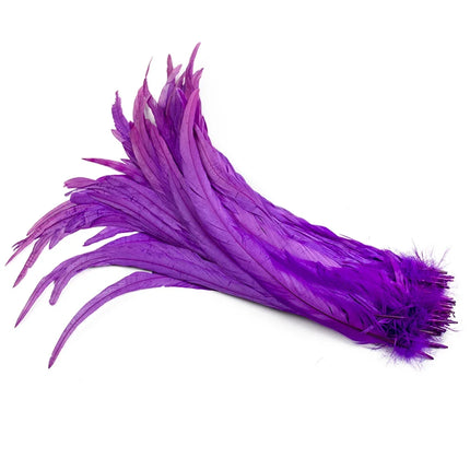 100PCS Natural Rooster Tail Feathers (25-40CM)