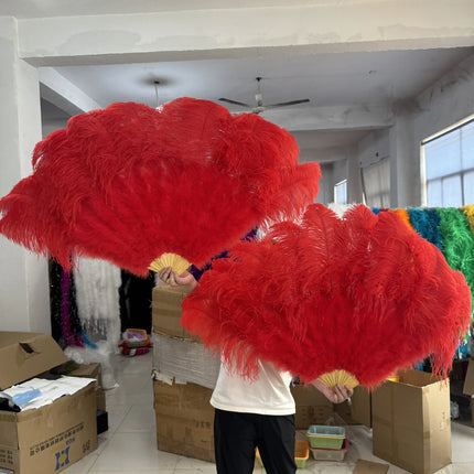 90CM Ostrich Feather Fans