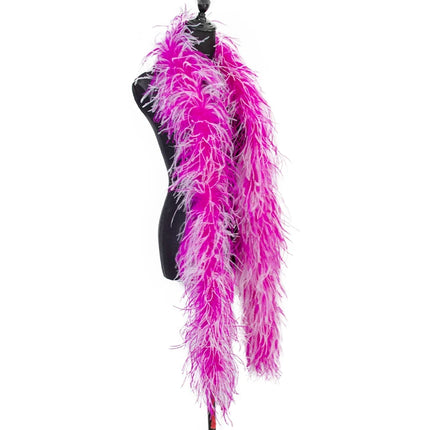 Mixed Color Ostrich Feather Boa & Shawl (2 Meters)