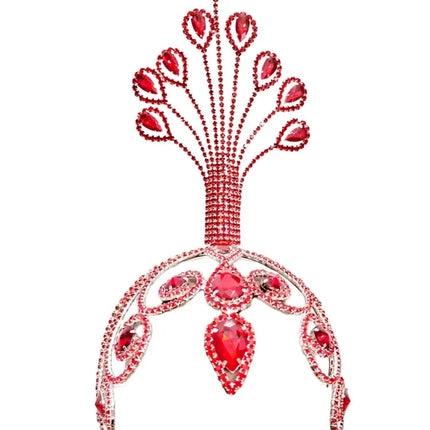 Peacock Rhinestone Headpiece
