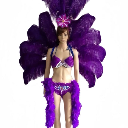 The Stardust Victoria Sovereign – Deluxe Angel Feather Wing & Headdress Stage Costume Set