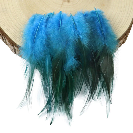 Natural Rooster Craft Feathers Bulk Pack