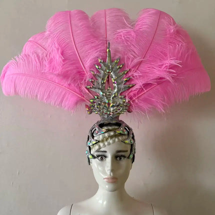 The Stardust Dionysia – Carnival & Samba Feathered Masque Ball Crown