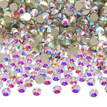 SS3-SS30 Gold Bottom Flat Back Glass High Quality Crystal Rhinestones
