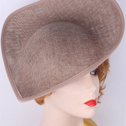 30cm Teardrop Sinamay Fascinator Base DIY Millinery Headpiece Cocktail Hat Mold
