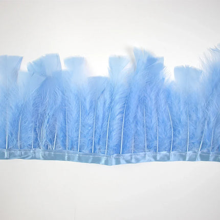 Professional Turkey Feather Fringe Trim 10-15cm