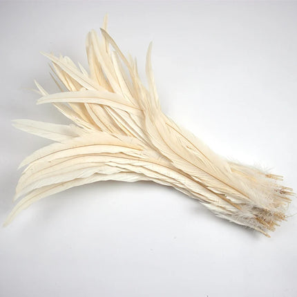 100PCS Natural Rooster Tail Feathers (25-40CM)
