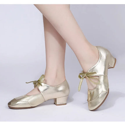 The Stardust Encore Practice Oxford – Leather Latin & Jazz Dance Shoe