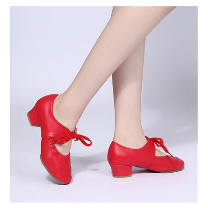 The Stardust Encore Practice Oxford – Leather Latin & Jazz Dance Shoe