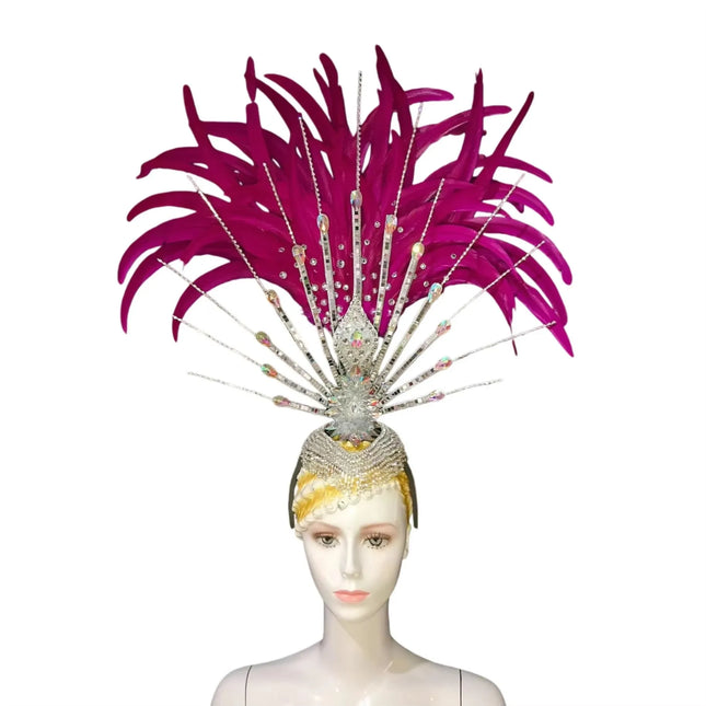 The Stardust Dionysia Masquerade Crown – Carnival & Ball Samba Headdress