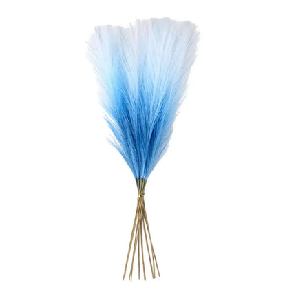 Deluxe Artificial Pampas Grass Fluffy Boho Floral Stem Set