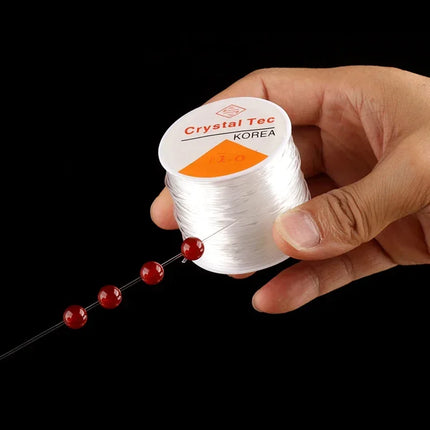 Strong Clear Elastic Stretch Jewelry Cord for Beading & Crafting