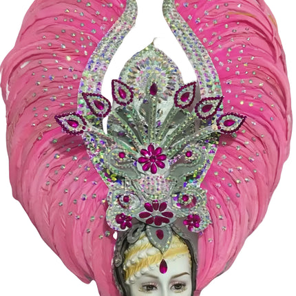 The Stardust Luminary – Premium Feathered Carnival & Samba Halo Headdress