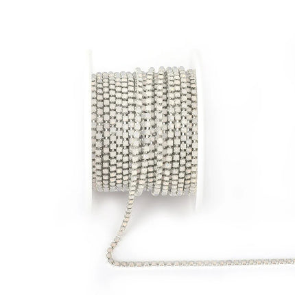 The Stardust Luminary Opal – Premium Opal & Porcelain Glass Rhinestone Cup Chain Trim