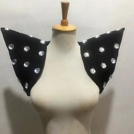 Avant-Garde Showgirl Shoulder Armor Vest – Carnival Stage & Performance Collar Piece