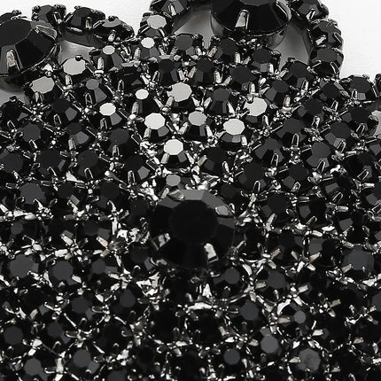 Sparkly Rhinestone Flower Reusable Nipple Pasties Self-Adhesive Silicone Covers