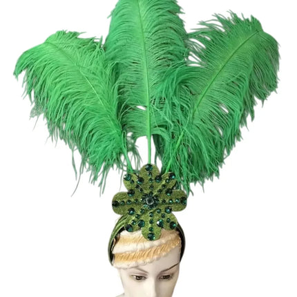 The Stardust Flora Cabaret Crown – Five-Flower Rhinestone Headdress