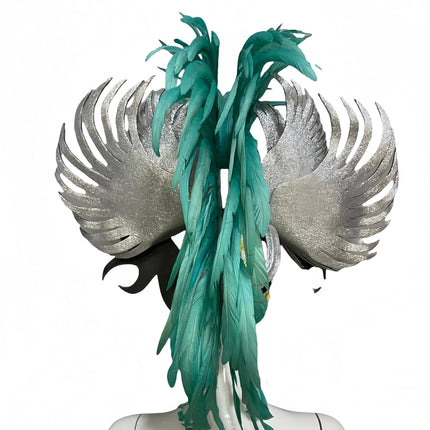 The Stardust Luminary – Premium Feathered Carnival & Samba Halo Headdress