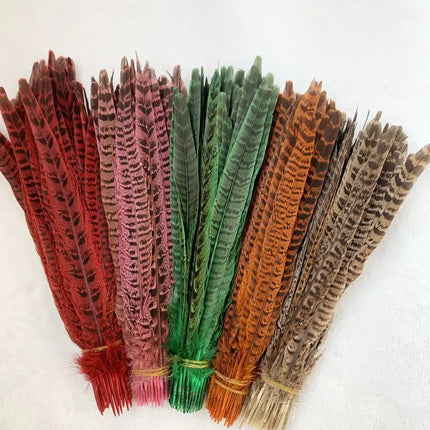 Natural Female Pheasant Tail Feathers (100PCS)