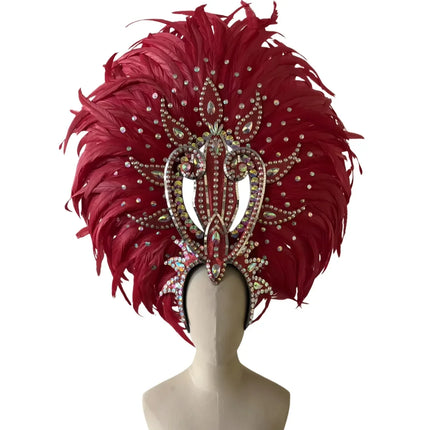 The Stardust Copacabana Feather Crown – Samba Parade Headdress