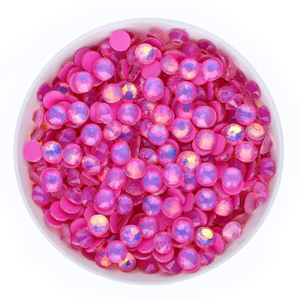 SS6-SS30 Mocha Opal Coral Reef Flatback Glass Non-Hotfix Rhinestones