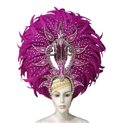The Stardust Copacabana Feather Crown – Samba Parade Headdress