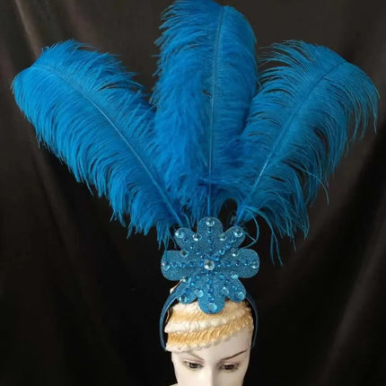 The Stardust Flora Cabaret Crown – Five-Flower Rhinestone Headdress