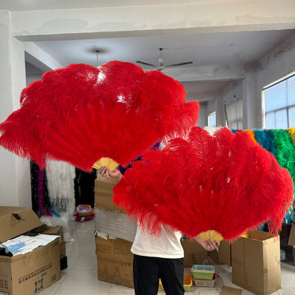 100CM Ostrich Feather Fans