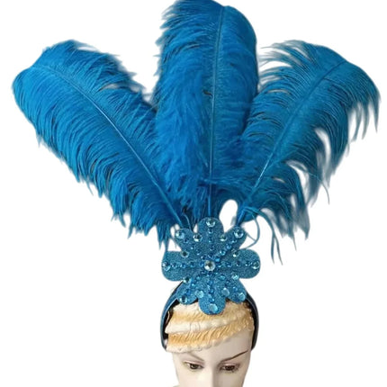The Stardust Flora Cabaret Crown – Five-Flower Rhinestone Headdress