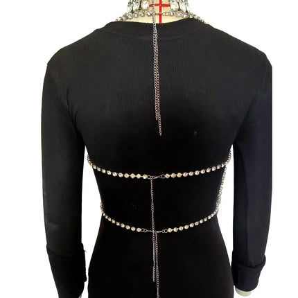 Rhinestone Crystal Full Body Chain