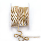 Gold White por / SS6(2mm)-1yard