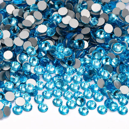 SS3-SS60 Blue Series Non-Hotfix High Quality Glass Flatback Rhinestones
