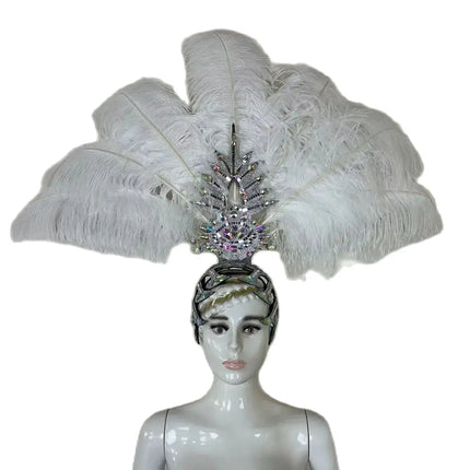 The Stardust Dionysia – Carnival & Samba Feathered Masque Ball Crown