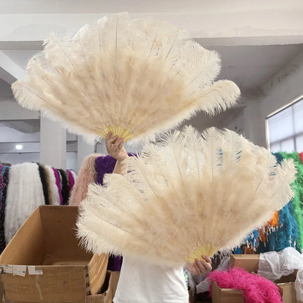 90CM Ostrich Feather Fans