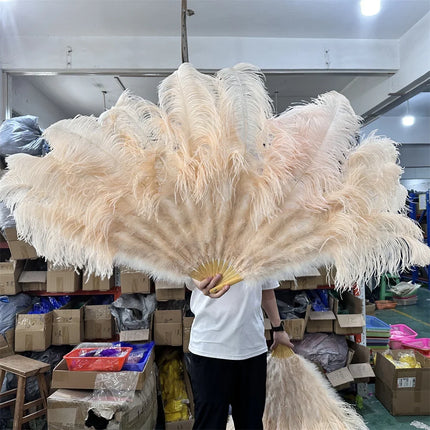100CM Ostrich Feather Fans