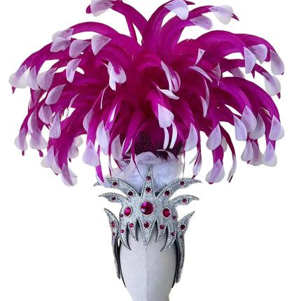 The Stardust Luminary Crown – Pink & Lavender Samba Carnival Headdress