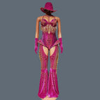 rose jumpsuit set / XL