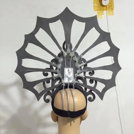 FASHIONABLE AND EXQUISITE HEADDRESS FEATHERS SAMBA DANCE CARNIVAL HALLOWEEN PARTY LATIN DANCE BAR PERFORMANCE HAT MASQUERADE