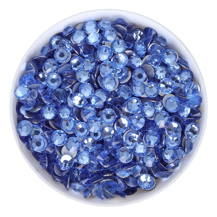SS3-SS60 Blue Series Non-Hotfix High Quality Glass Flatback Rhinestones