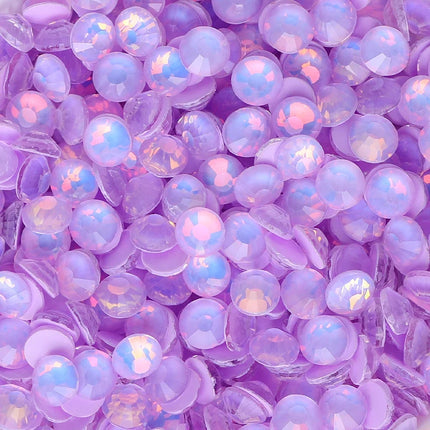 SS6-SS30 Mocha Opal Coral Reef Flatback Glass Non-Hotfix Rhinestones