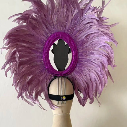 The Stardust Copacabana Feather Crown – Samba Parade Headdress