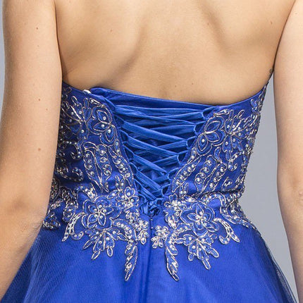 CLEARANCE - Aspeed S2040 Sweetheart Neckline Strapless Short Dress (Size 3XL)