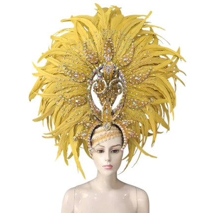 The Stardust Copacabana Feather Crown – Samba Parade Headdress